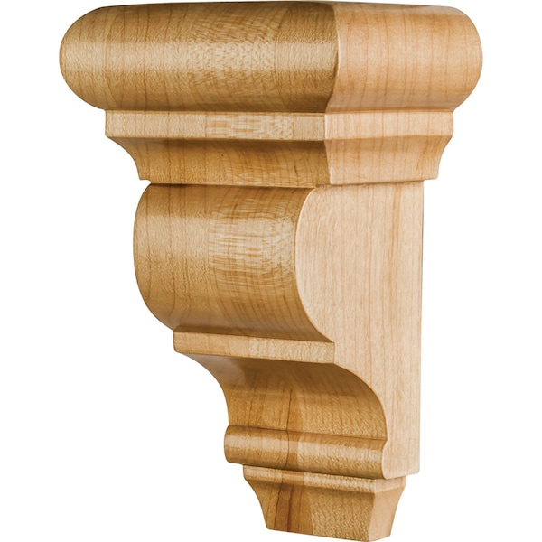 Hardware Resources 3" Wx2-1/2"Dx5"H Maple Smooth Corbel CORG-5-HMP - main